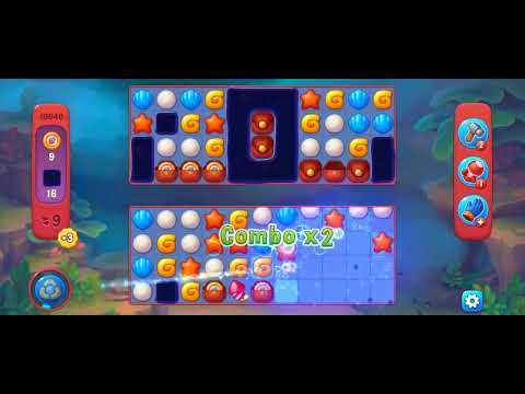 Fishdom Hard Level 10640 (with ingame and double bomb boosters) @choraelmin