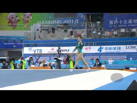 MUSTAFINA Aliya (RUS) – 2014 Artistic Worlds, Nanning (CHN) – Qualifications Floor