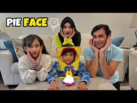 Who gets PIE FACED First ? | Pie Face Challenge @SehrishLuqmanFamily