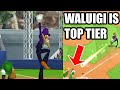Waluigi Is BROKEN At 1st Base In Mario Superstar Baseball