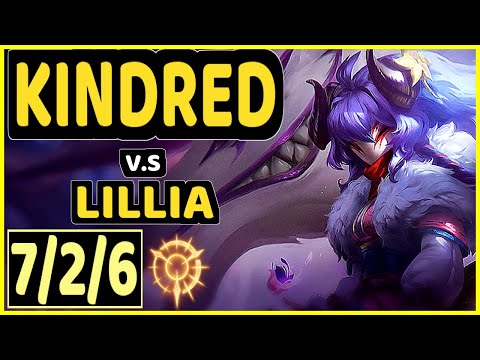 CANEE (KINDRED) vs LILLIA - 7/2/6 KDA JUNGLE CHALLENGER GAMEPLAY - EUW