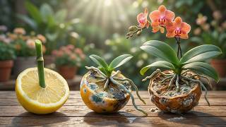 Just lemon! Orchid branches suddenly sprout and bloom overnight.
