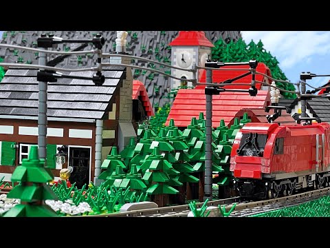 Bau einer Lego Stadt Teil 146. - Oberleitung