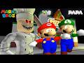 Super Mario And Luigi In Papa Pizza S Pizzeria New Animation Roblox Scary Obby 4k