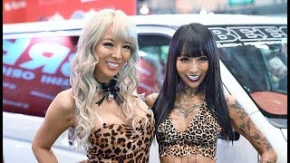 [4K動画 超高画質] 東京オートサロン2020 Vol.36 霜月るな(@shimoruna)さん 泉麻那(@izumana0629)さん 美人セクシー女優 K-BREAKブース
