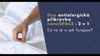 Antialergická přikrývka nanoSPACE Duo 2v1 140 x 200 cm