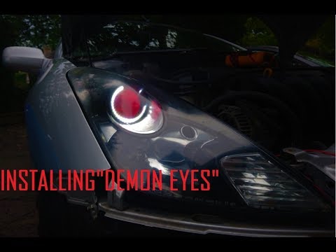 INSTALLING DEMON EYES TO THE CELICA!!!
