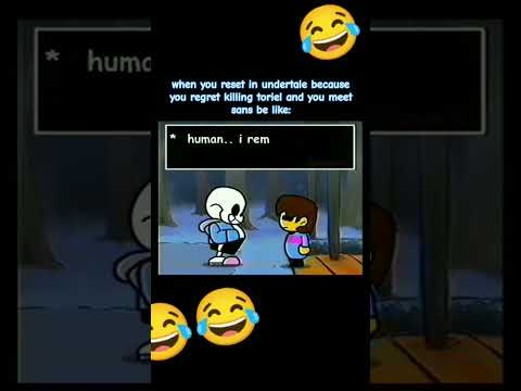 resetting in Undertale and trying to do pacifist route be like: #undertale #genocideroute