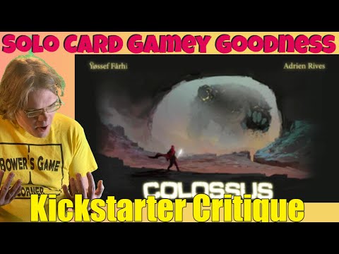 COLOSSUS by Alone Editions - Kickstarter Critique Review