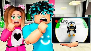 Download lagu A GUGUGAGA PENGUIN APPEARED IN MY HOUSE! 😱 Roblox Brookhaven mp3