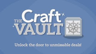 19th Jan: Craft Vault - Up to 30% off!