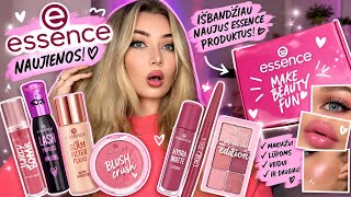 IŠBANDŽIAU NAUJIENAS! 💗 Ar verta pirkti? | ESSENCE KOSMETIKA