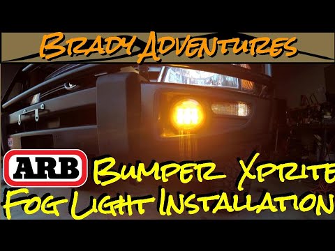ARB Bumper Xprite 4" Fog Light Installation - 100 Series Land Cruiser