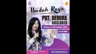 Download lagu Ibadah Persekutua Doa | Pdt. Debora Kristanto - Selasa, 11 November 2025 mp3