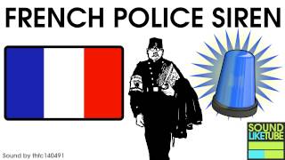 Download the video "French Police Siren Sound [Sirène de Police Française]"
