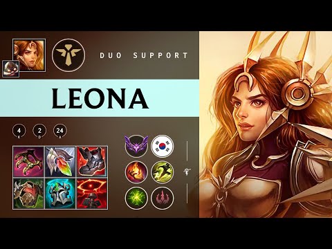 Leona Support vs Yuumi - KR Master Patch 25.24