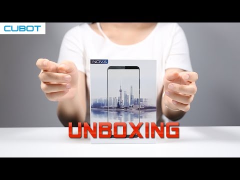 CUBOT NOVA  unboxing video