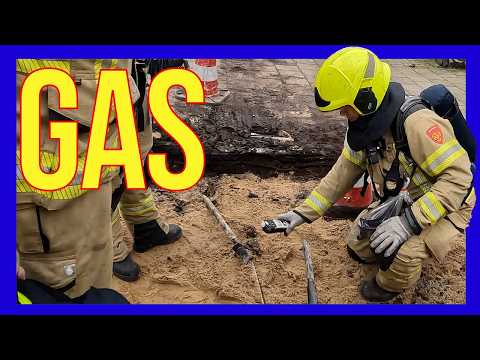 🚧 Gasleiding geraakt door graafmachine – brandweer Lunteren controleert situatie