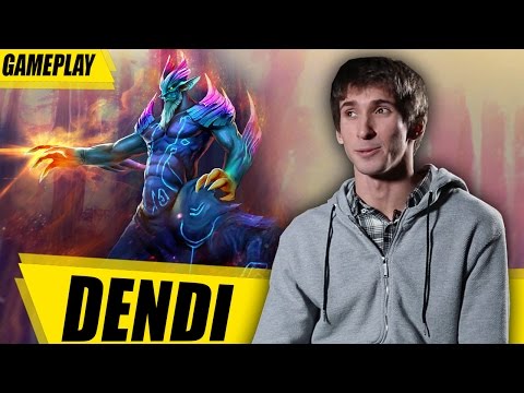 Dendi Leshrac Gameplay Dota 2