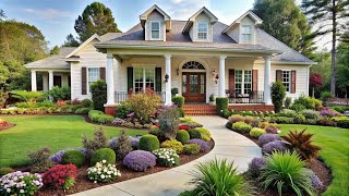 Get Inspired with Easy and Affordable Southern Front Yard Landscaping!