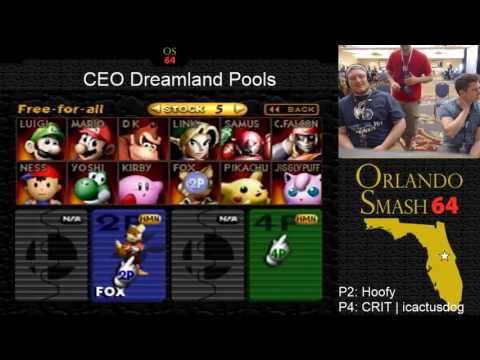 CEO Dreamland Pools   Hoofy Fox vs icatusdog rat, Fox   Smash 64
