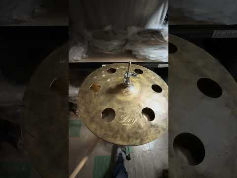 (MINT) Aisen 15” Dry Hi-Hat Cymbals W/ Ozone Top image 4