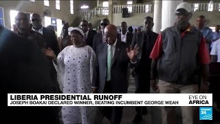 Joseph Boakai declared winner of Liberia's presidential election • FRANCE 24 Eng