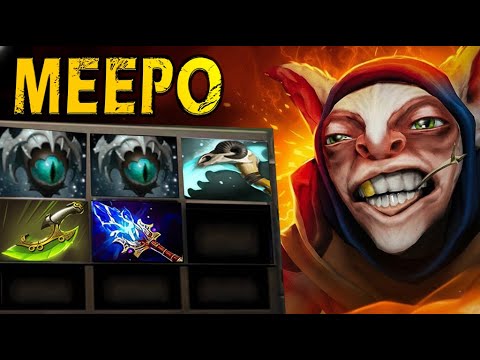 Meepo 32 Kills! EYE OF SKADI One-Shot New Meta in 7.39e | Full Gameplay Dota2