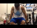 Chest workout dip variation