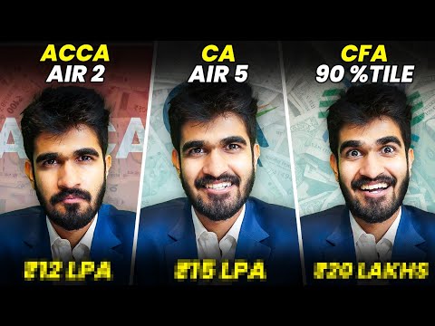 CA vs CFA vs ACCA: Detailed Career Breakdown | Kushal Lodha