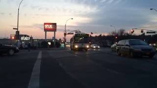 MTA Bus: 1999 Orion V CNG 9905 on the Q66 departing 51st St / Woodside Ave