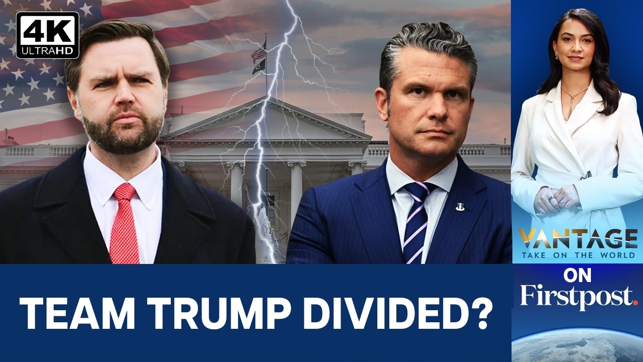 Vance Raises Concerns Over Iran War, US Missile Stockpile: Report | Vantage on Firstpost | N18G | 4K