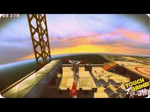 touchgrid bmx-gold auf Skyline - Touchgrind BMX