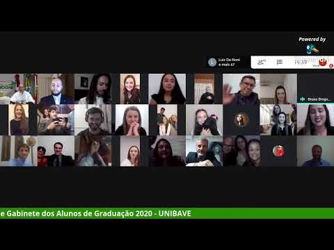 Formatura Especial de Gabinete dos Alunos de Graduação 2020
