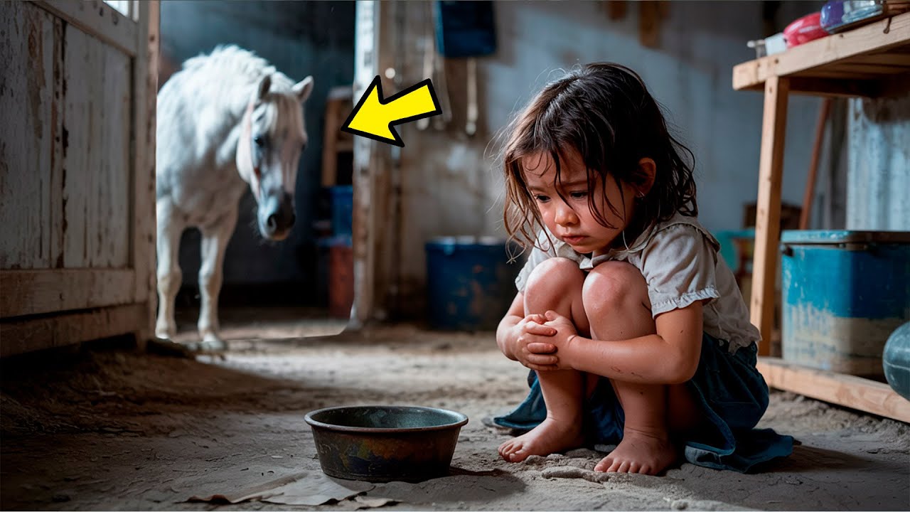 HOMEM RICO ESCONDIA uma MENINA de 5 ANOS no PORÃO, MAS QUANDO O CAVALO DESCOBRE...