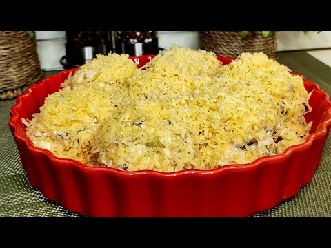 НОВОГОДНИЙ САЛАТ "СУГРОБЫ" ИЛИ "СНЕЖКИ" | Оригинальная подача вкусного салата на новогодний стол!