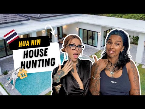 Checking out 8 villas in Hua Hin, Thailand 🏠🇹🇭 | Rental hunting Vlog