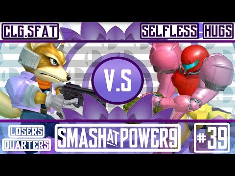 S@P9 #39 - CLG. | SFAT (Fox) VS Selfless | HugS (Samus)  Losers Quarter-Final