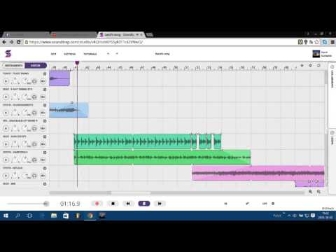 How I made song in Sound trap music online