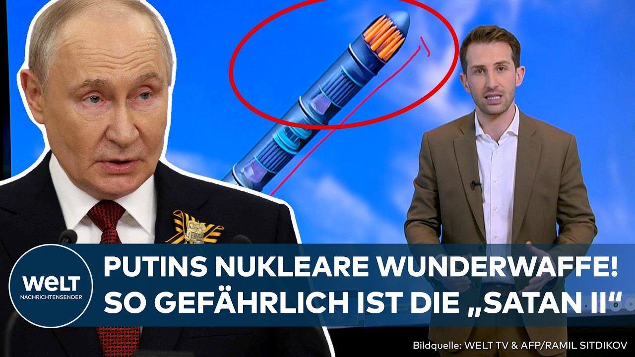 UKRAINE-KRIEG: "Satan II" könnte zum massiven Problem werden! Das kann Putins neue Wunderwaffe
