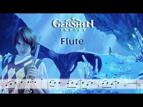 Dragonspine OST | Unfinished Frescoes Flute Cover - Sheet Music Genshin Impact