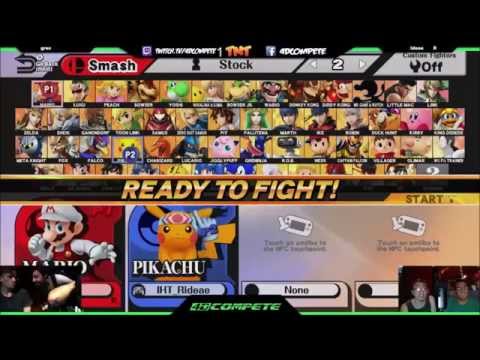 Smash 4 TNT 11-12-15 Match 4 grex (Mario) VS Rideae (Pikachu)