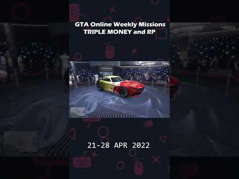 GTA Online Weekly Missions:TRIPLE MONEY and RP E35 #Shorts