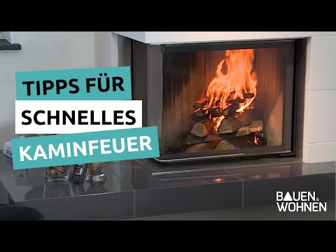 Lighting a fireplace - tips for a quick fire - how to light a fire