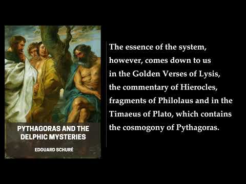 Pythagoras and the Delphic Mysteries 🔥 By Edouard Schuré. FULL Audiobook
