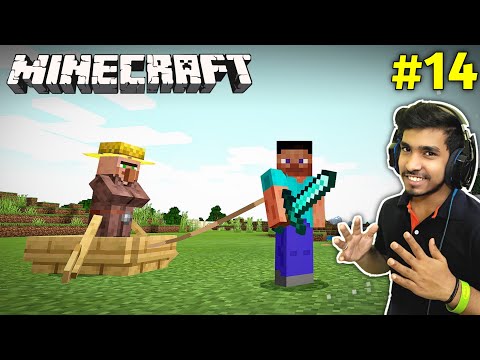 MOVING VILLAGER TO MY CASTLE | MINECRAFT GAMEPLAY #14