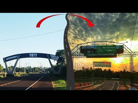 96 De Yuty, Caazapá a José Leandro Oviedo, Itapúa, Paraguay