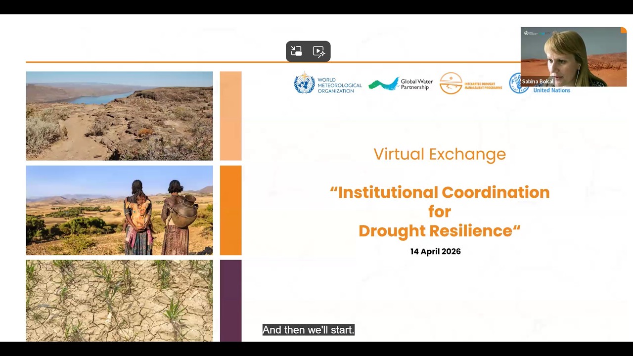 Virtual Exchange on Institutional Coordination for Drought Resilience