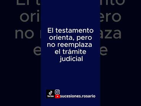 ¿Creés que, si hay testamento, ya no hace falta hacer la sucesión? #Rosario #SantaFe #SanLorenzo