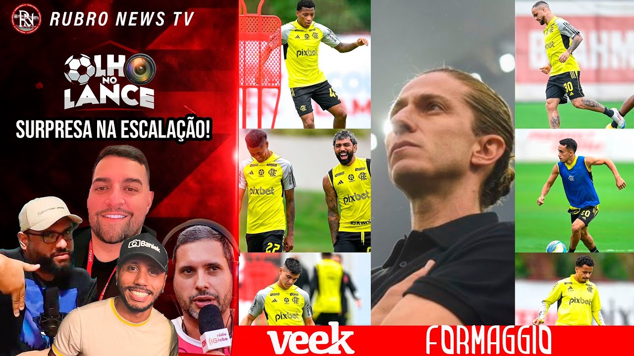 F.LUÍS SINALIZA PLATA E MICHAEL TITULARES? PROGRAMA OLHO NO LANCE! DEBATE ANÁLISE E INFORMAÇÃO E+